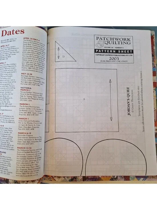 Australian Patchwork Quilting Magazine Vol 10 No 9 Autumn Quilts Projects - Picture 6 of 6